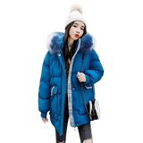 Вместительный и большой длинный пуховик, демисезонная куртка с пухом, большой размер, средней длины, 2020