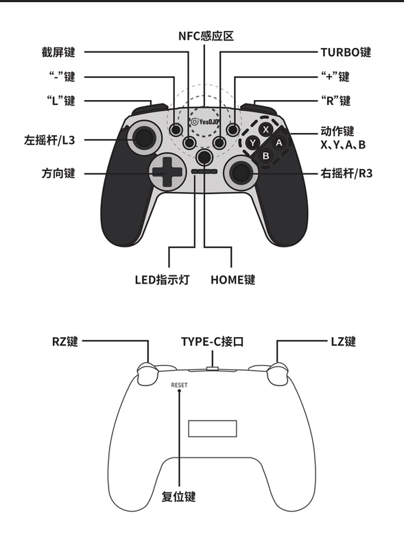 Có Nintendo thương hiệu gốc Nintendo Nintendo Switch xử lý NS PRO xử lý ojo xử lý - Người điều khiển trò chơi