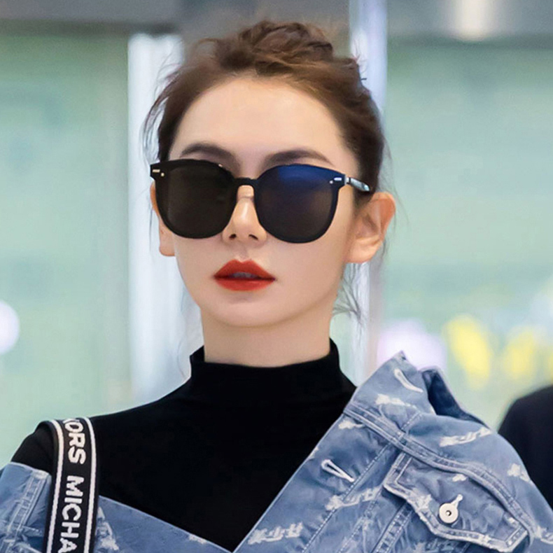 2021 new sunglasses women's summer Korean version of the tide sunglasses anti-UV net red models big face thin high-class sense