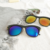 Star womens personality glasses round face tide retro elegant 2021 New Net red sun glasses ladies sunglasses Korean version