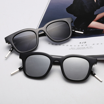 Sun glasses tide retro 2021 ladies personality Korean version of sunglasses elegant round face new glasses Net celebrity female