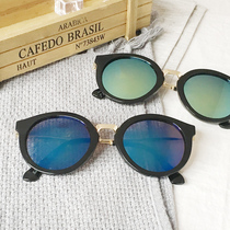 Retro elegant 2021 womens sunglasses Korean version of the new net red sun glasses star womens personality glasses round face tide