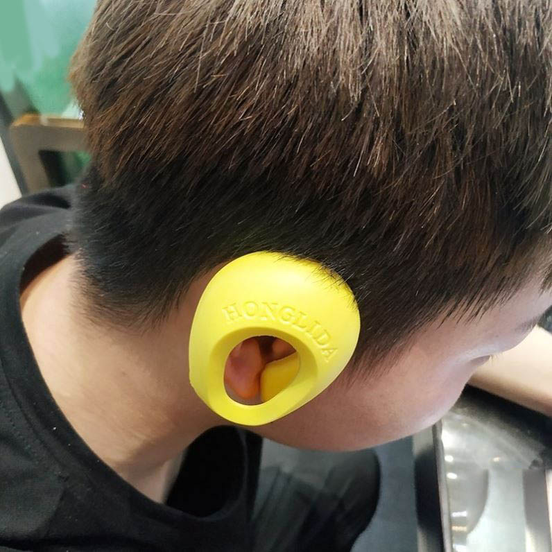 Hairdressing earmuffs DIY tools silicone earmuffs hair salon perm hair dyed hair baked oil hair mask care with soft earmuffs home