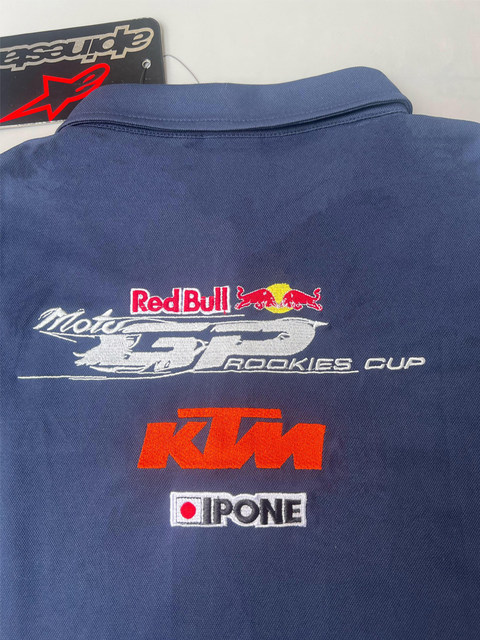 Suitable for Ktm Motorcycles, Motogp Short-Sleeved A-Star Red Bull Polo Shirt Cycling Jersey Factory Team Summer T-Shirt for Men
