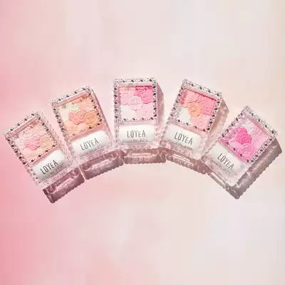 Petal blush nude makeup moisturizing and brightening complexion Highlight mini beginner little suntan red Rouge National makeup