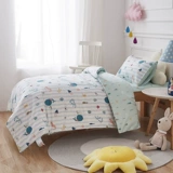 Одеяло для детского сада, хлопковый комплект, детский пододеяльник для кроватки для сна, 3 предмета, постельные принадлежности