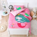 Одеяло для детского сада, хлопковый комплект, детский пододеяльник для кроватки для сна, 3 предмета, постельные принадлежности