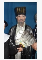 Factory direct film and television performance ancient Hanfu performance Three Kingdoms white and black clothing Zhuge Liang Kong Ming clothing