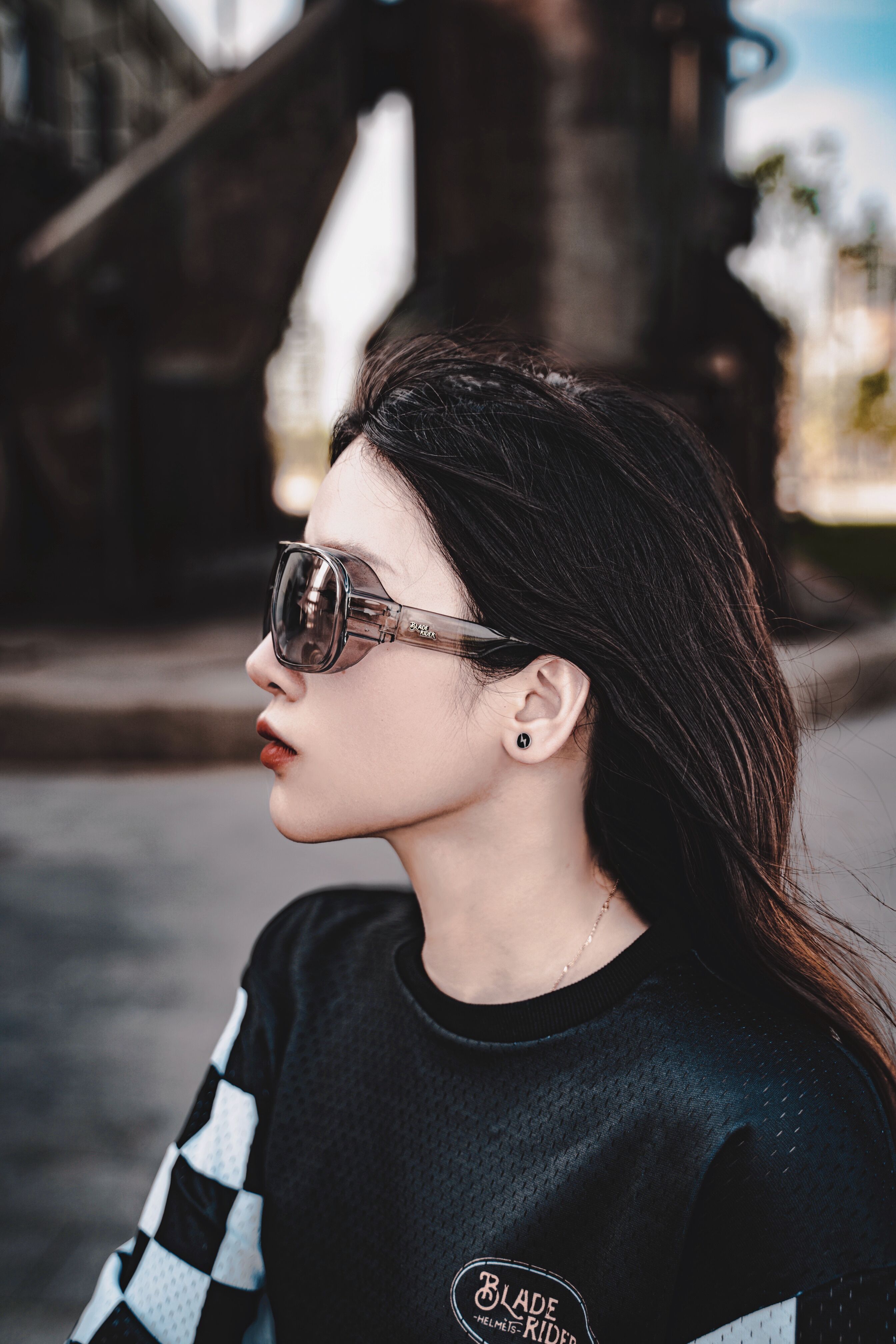 StrongCustomStudio Taiwan bladerider motorcycle color-changing riding goggles unisex