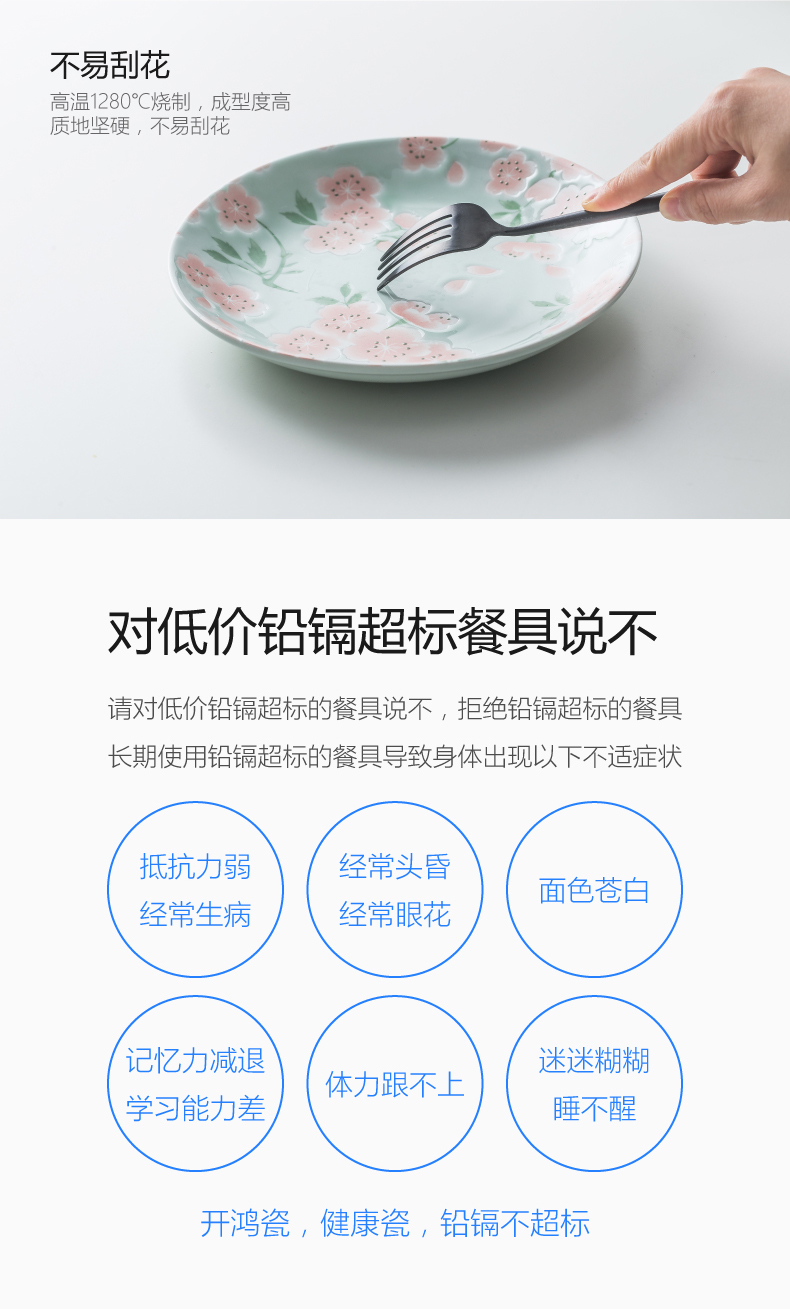 Japanese ceramics tableware suit dishes home eat rice bowl bowl contracted creative jobs bowls composite plate
