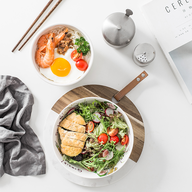 Brand preferential Japanese ceramic bowl rainbow such use creative dishes combined pull rainbow such as bowl home eat rainbow such as bowl mercifully rainbow such use