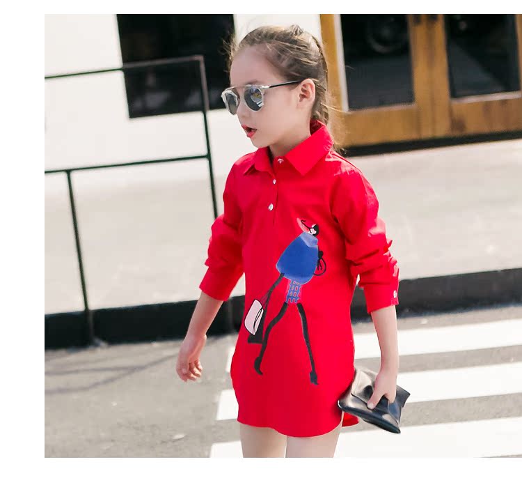 Chemise fille à manche longue - Ref 2088822 Image 14