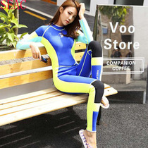 Diving Suit Woman 3mm Long Sleeve Conjoined Thickening Warm-Proof Cold Wetsuit Deep Diving Surf Jellyfish Big Code Winter Bathing Suit
