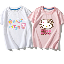 【hello kitty】女童纯棉短袖t恤
