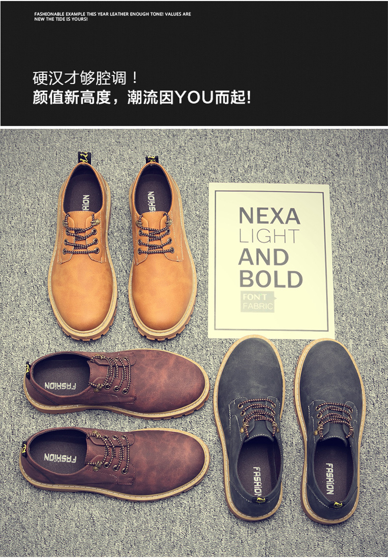 Giày cotton nam Giày thủy triều mùa đông dụng cụ giày lớn Giày nam giản dị retro Hàn Quốc Martin thấp để giúp mắt cá chân giày thể thao juno