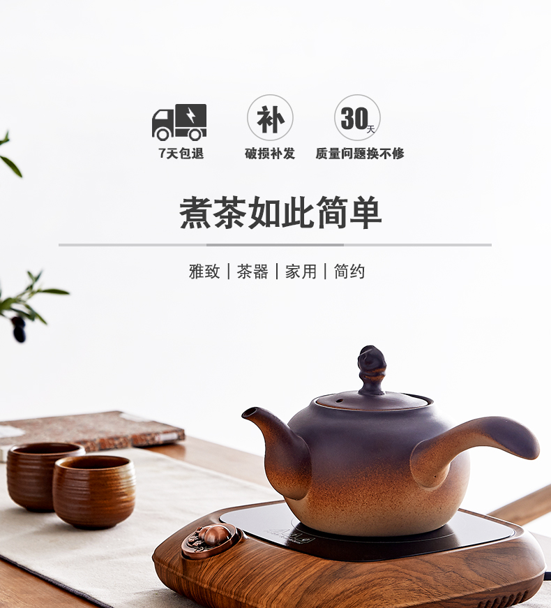 Qiu time household kung fu tea set ceramic kettle electric TaoLu small small tea stove pot of boiled tea stove girder are coarse pottery