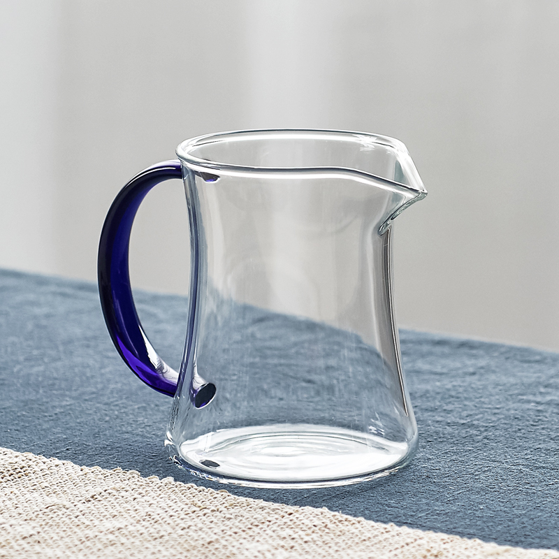 The high time household kung fu tea set fair heat - resistant glass tea cup points pours tea tea tea accessories is large