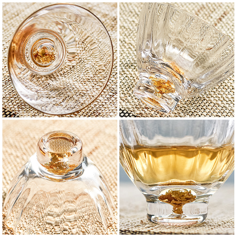Kung fu qiu time Japanese heat - resistant glass tea cup cup of transparent glass sample tea cup tea large master
