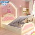 nội thất trẻ em giường 1,5 1,2m giường gói bedroom suite khăn trải giường công chúa cô gái cậu bé hoàng tử kết hợp - Giường