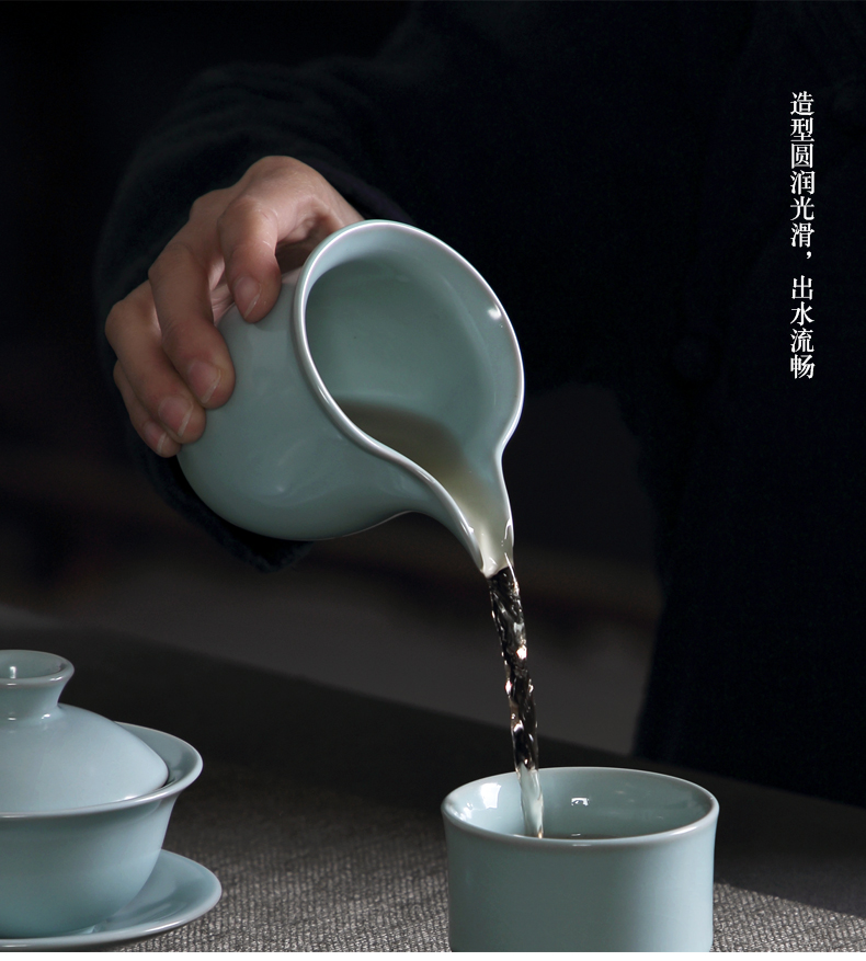 Having your up with azure kung fu tea set your porcelain slice open fair keller tea tea cup and a cup of tea ware ceramics