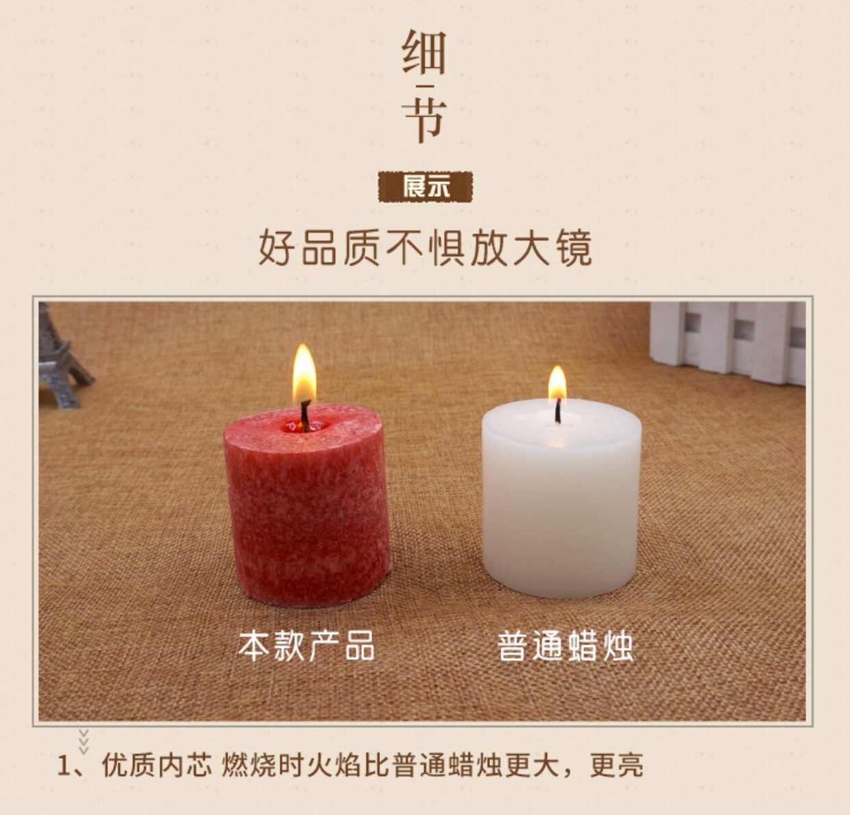 香薰蜡烛礼盒 房间客厅SPA酒吧吸烟除味无烟蜡烛 浪漫熏香氛礼物详情10