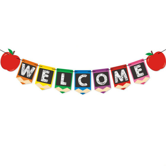 欢迎WELCOME字母拉花开业典礼横幅生日派对装饰布置结婚迎宾道具