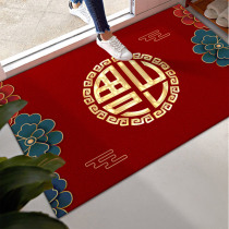 2022 Tiger years Forgely mat New year Entrance Red Footbed Door Mat in door Anti-slip doormat Mat Door Hall Mat for Home
