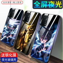 oppoa93 case a95 a72 a55 a53 a35oppo glass glow-in-the-dark Naruto a93 shatter-resistant 5g sets of housing oppa555g male