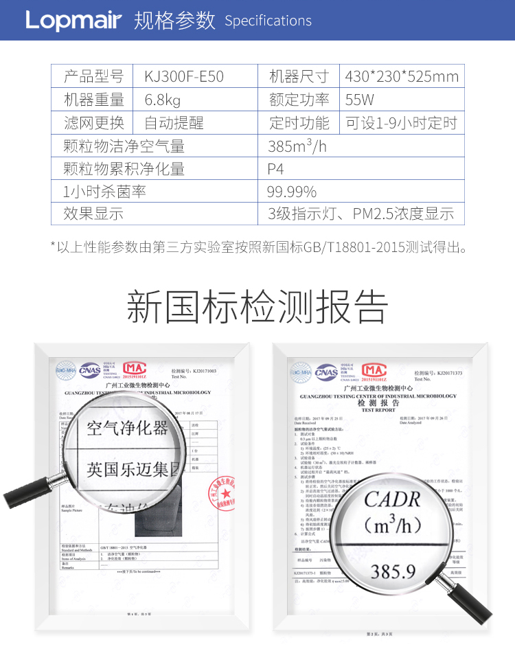 may loc khong khi xiaomi Anh Lamett lọc không khí nhà ngoài hơi formaldehyde haze PM2.5 khử trùng phòng ngủ anion câm máy lọc không khí hokkaido