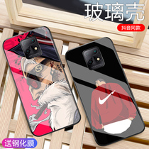 Red Rice 10x Mobile Phone Shell Male Red Rice Customized 10x5g Tide Card Glass Red Rice x10 Creative Personality Protective Sheath Outside 5g Version Back Cover Glass Shell Silicone Full Package Edge