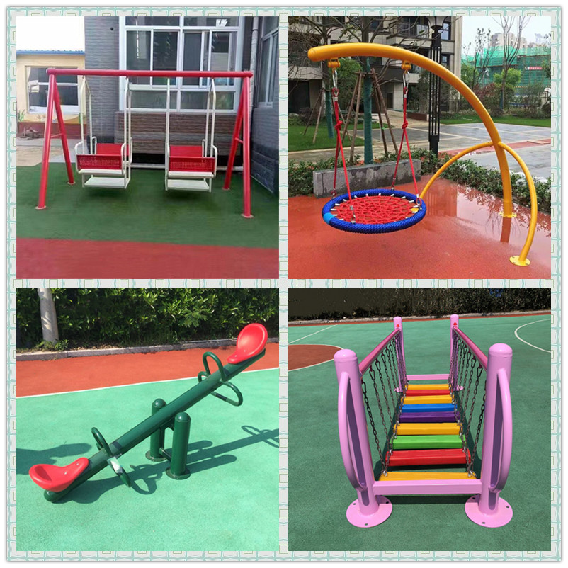 Community Square Swings Stilts Stilts Rocking Horse Children Toys Early Nursery School Drill Hole Climbing online Slutty Bridge Fitness Equipment