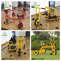 Childrens tricycle pedal bicycle baby toy car kindergarten special tricycle twin stroller