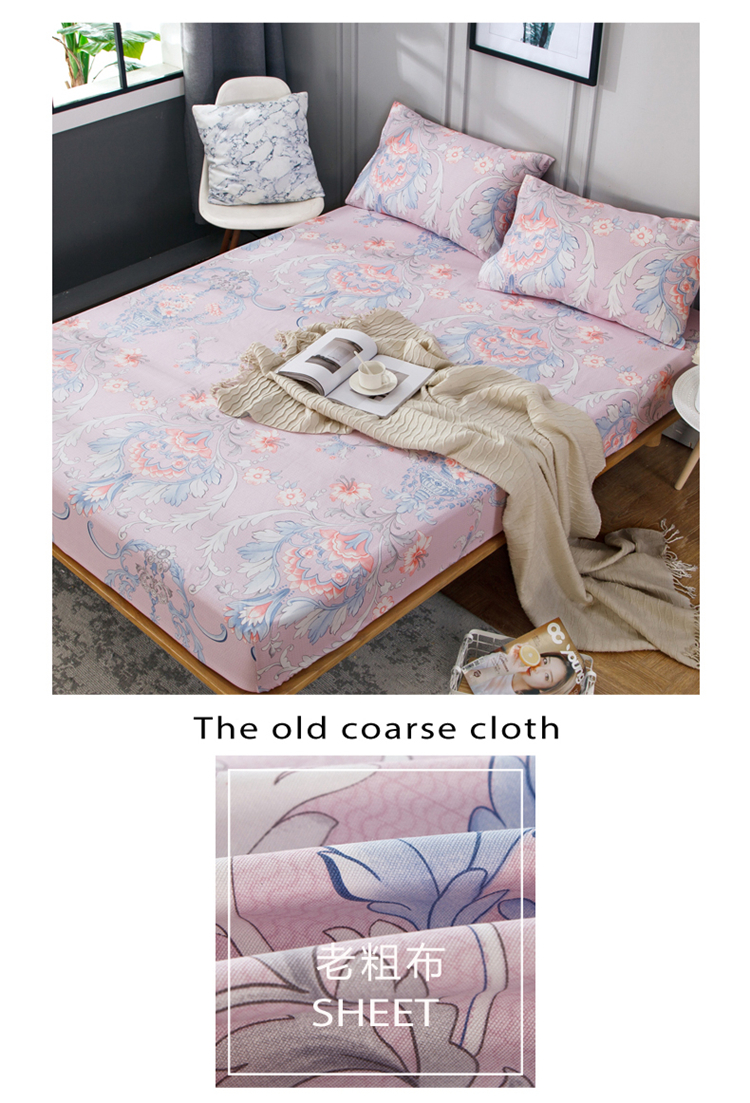 Bông vải thô cũ giường một mảnh 100% nệm giường cotton Simmons nệm nệm 1,8 m phủ bụi giường bộ ga giường spa