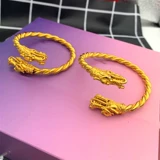 Золотой браслет, не выцветает