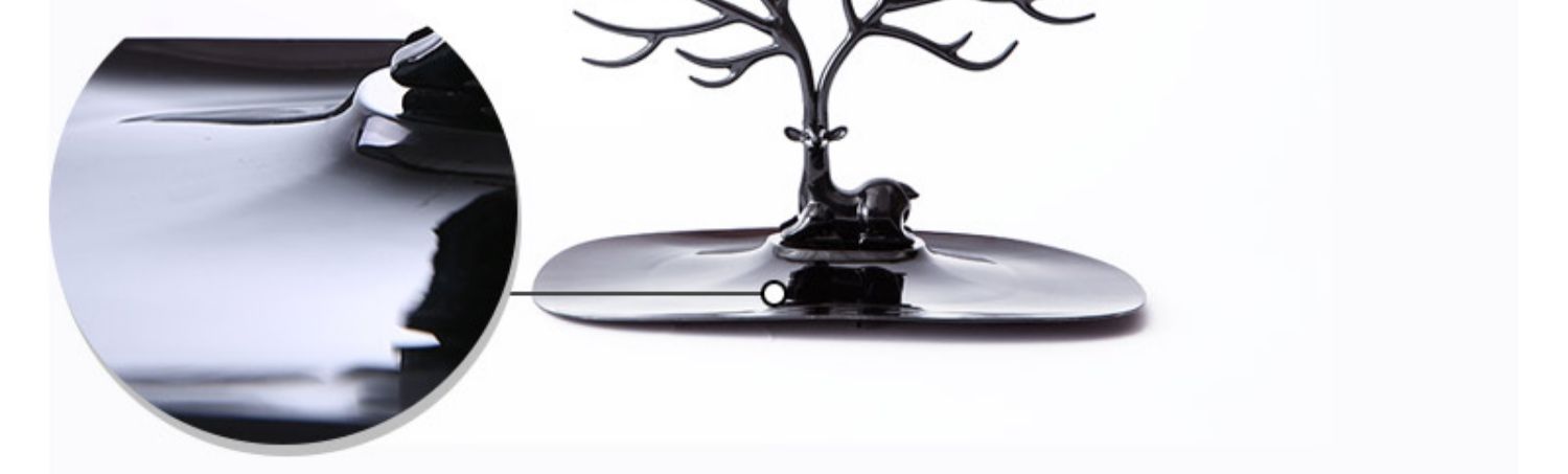 Hoa tai lưu trữ giá vòng cổ bông tai móc áo sáng tạo đồ trang sức bông tai lưu trữ hộp trang sức dung lượng lớn hộp trang sức - Nhẫn nhẫn chrome heart