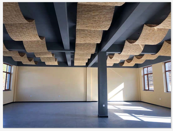 原色白线精编芦苇帘子草帘装饰竹帘窗帘遮光田园茶室墙壁吊顶门帘