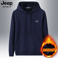 Jeep, джип, флисовая удерживающая тепло толстовка с капюшоном