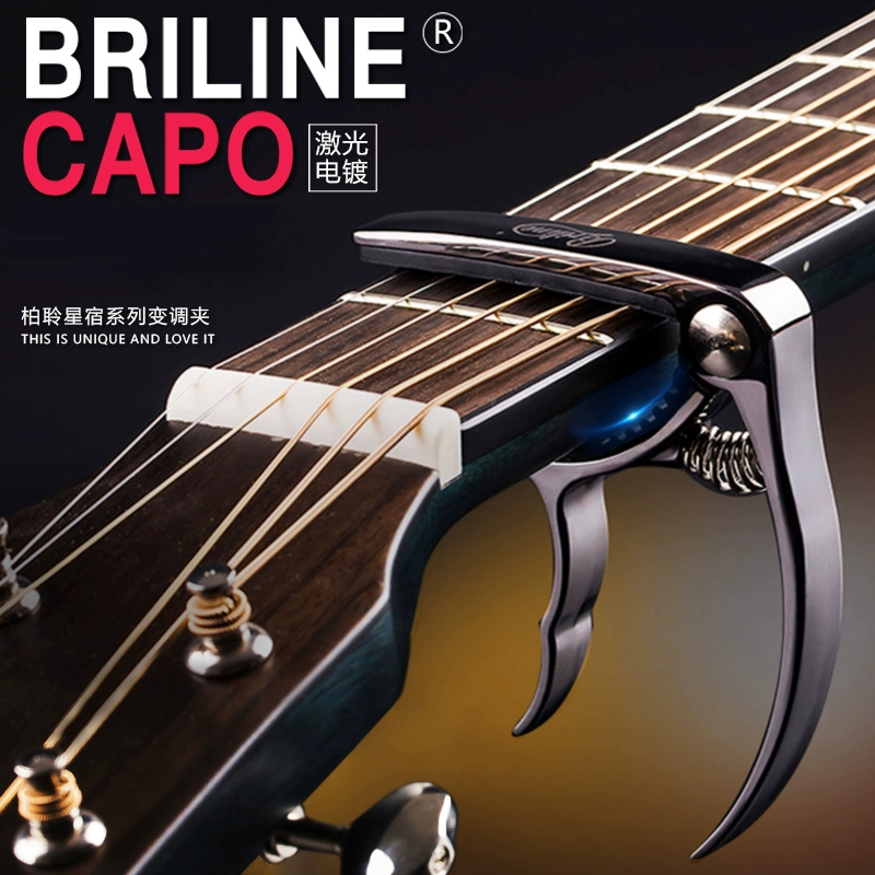 Mua 1 tặng 9! Chính hãng Bai Ling Metal Ballad Capo Đàn guitar cổ điển Ukulele Phụ kiện CAPO phổ thông - Phụ kiện chăm sóc mắt