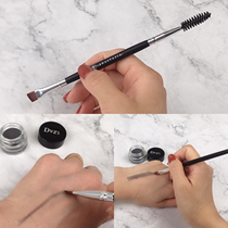 Double-headed eyebrow brush Eyebrow powder brush Bevel spiral eyebrow brush tool a set