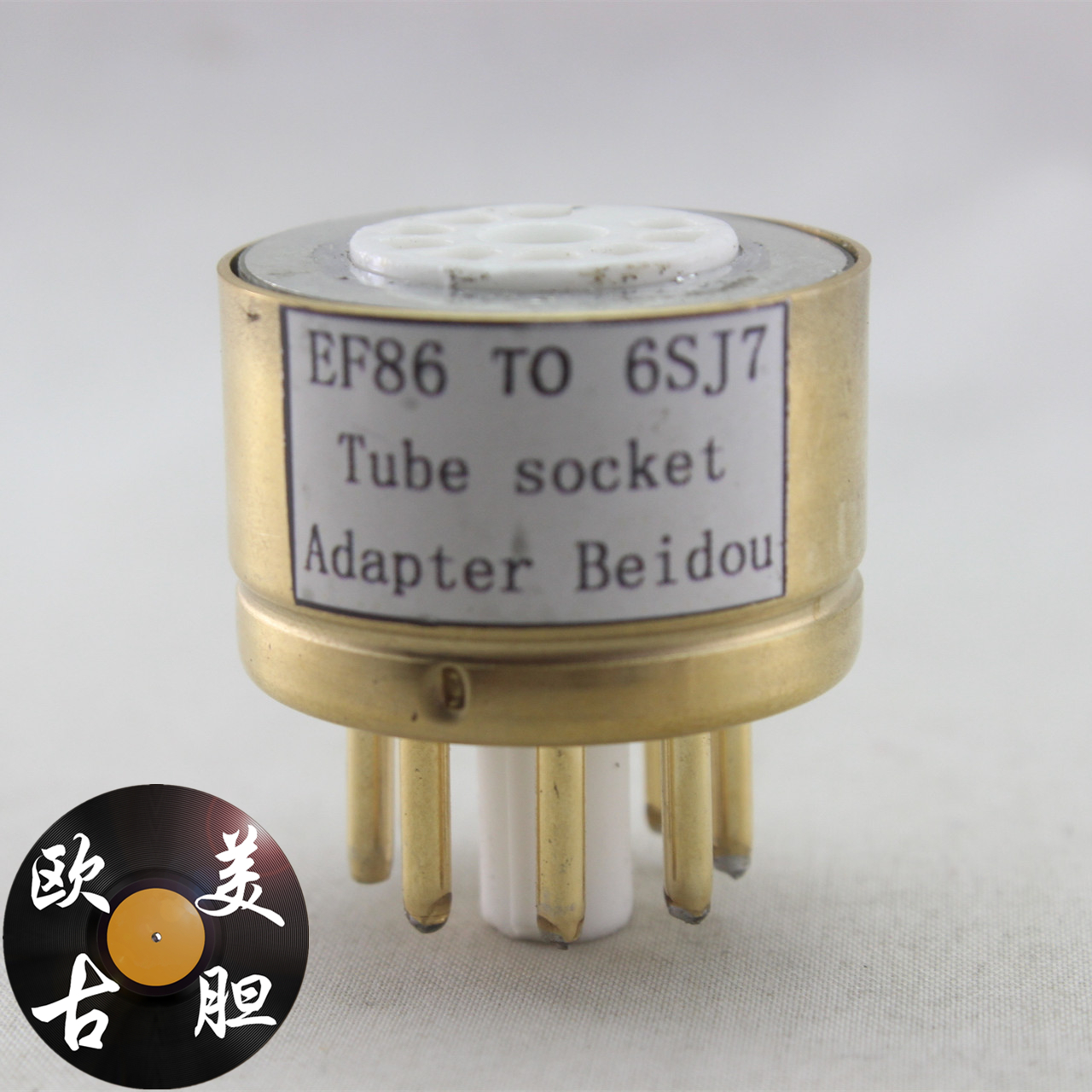 Advanced custom EF86 to 6SJ8 6J8P Convert Seat Electronic Tube Plated Converter