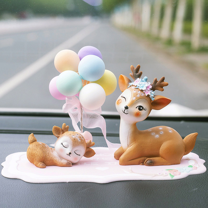 2021 New One Road Safety Car Interior Decoration Pendulum with cute mid-control desk car Supplies grand goddess deposit