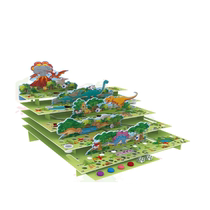 Childrens large snake climbing stairs three-dimensional snake and ladder chess flying chess dinosaur educational toy assembled parent-child checkers