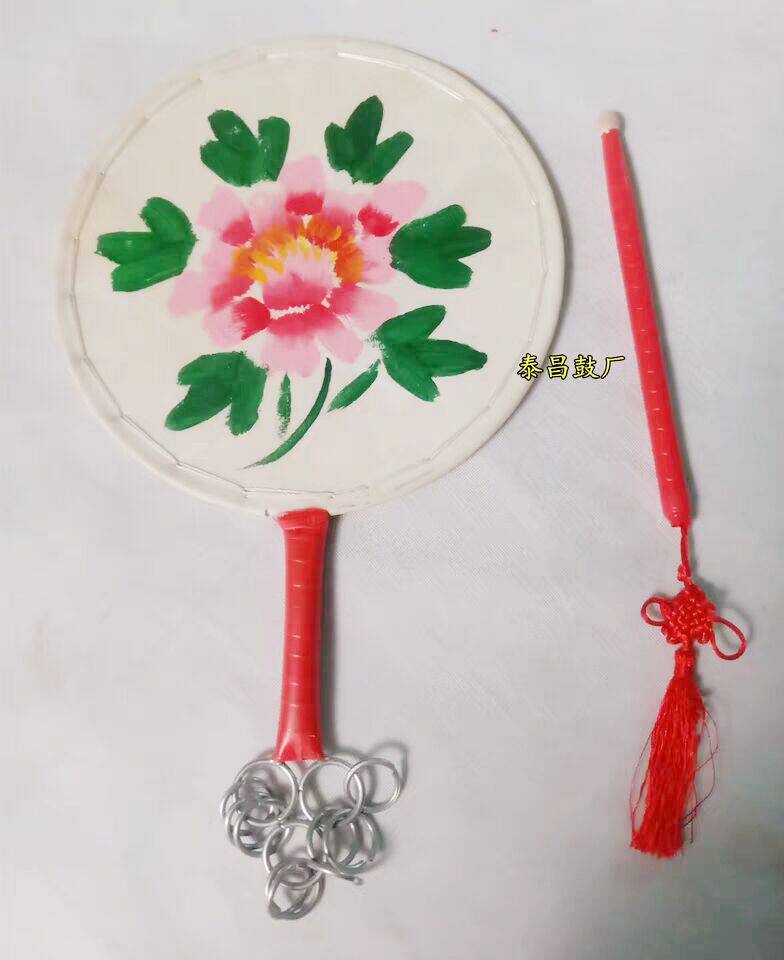 Hand drum painted fan drum Yang drum of Jingxi Taiping daughter drum