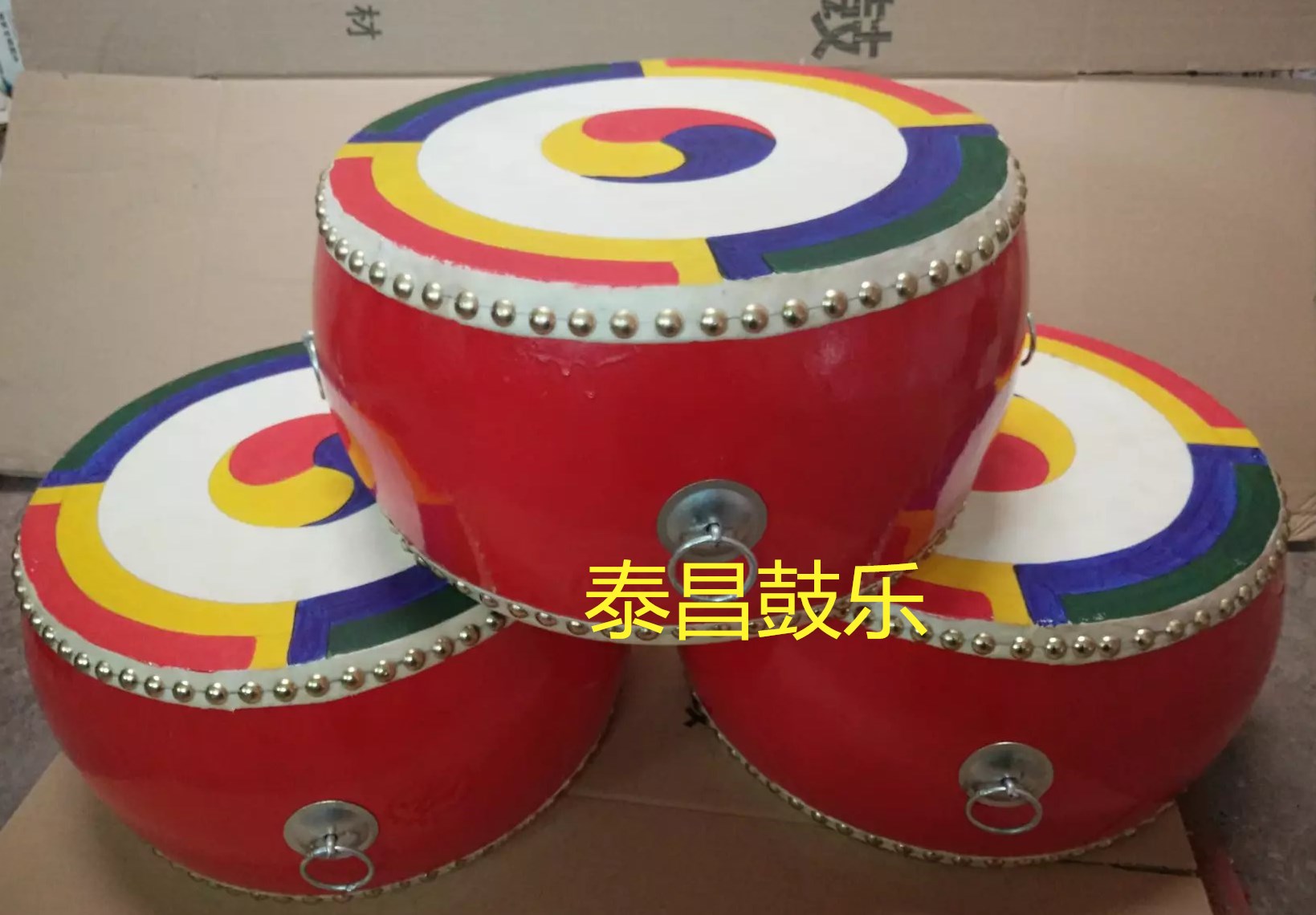 Colour Drawing Drum North Korea Drum Props Drum Watch Drum Furnishing Drum Korea Decorative Drum Hotel with drums