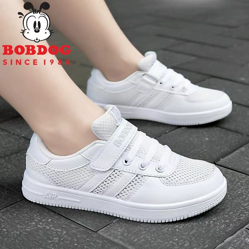 Детские туфли, летняя дышащая белая обувь для мальчиков, спортивная обувь, подходит для подростков