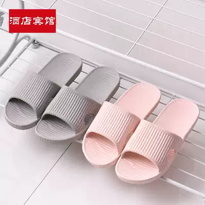 Hotel slippers wholesale deodorant tasteless foot odor soft bottom men's and women's hotel bath non-slip foam cool slippers female summer