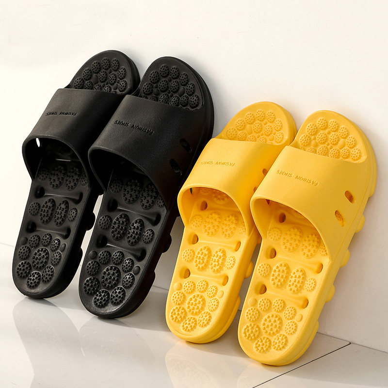 Bathroom slippers Female cool slippers Household non-slip indoor powder room bath bath foam soft bottom massage male summer