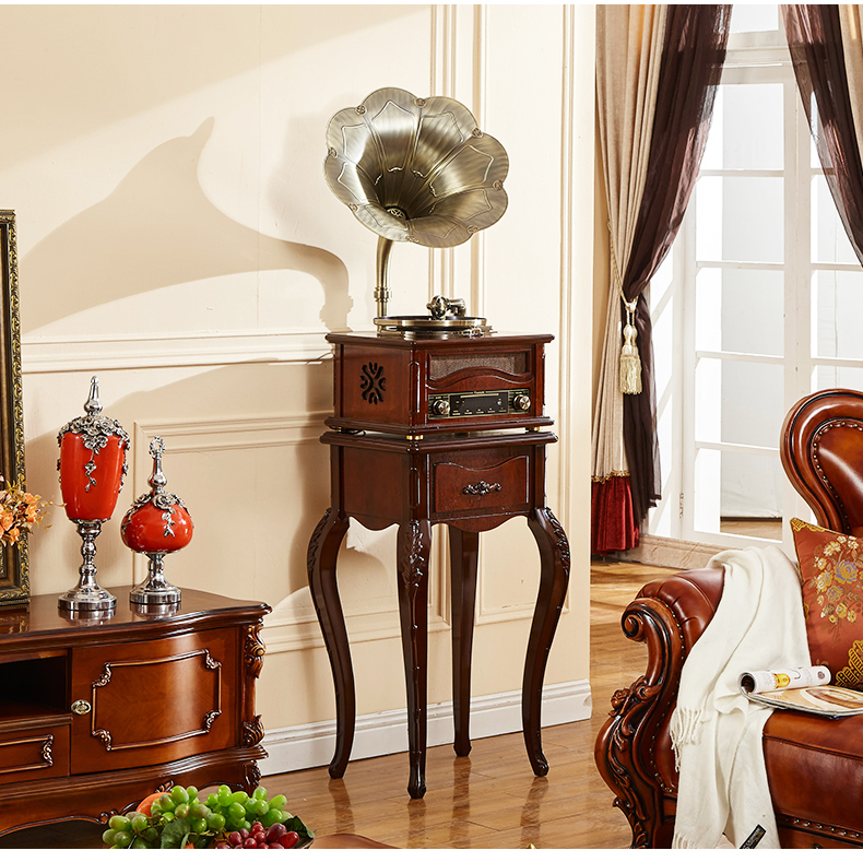 Máy nghe nhạc siêu trầm Tang Yun QF-6881 máy ghi âm máy ghi âm retro cổ sừng lớn máy ghi âm vinyl đầu đĩa than pioneer pl 50