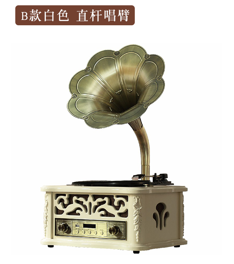 Big sừng máy ghi âm retro cổ vinyl ghi âm điện máy ghi âm máy tính để bàn mua để kiếm - Máy hát 	đầu đĩa than linn	
