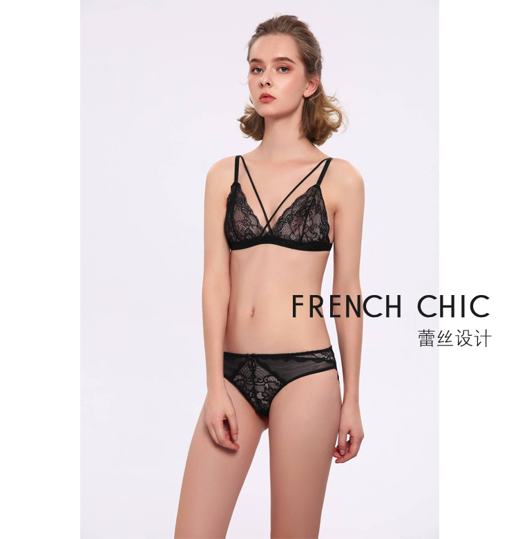 Đêm nửa loạt Châu Âu và Châu Âu INS gió AB cup mới không có vòng thép siêu mỏng ngực xuyên ren đồ lót bikini áo dú
